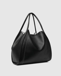 LOUENHIDE_SUTTON SHOULDER BAG BLACK _ SUTTON SHOULDER BAG BLACK _ Ebony Boutique NZ