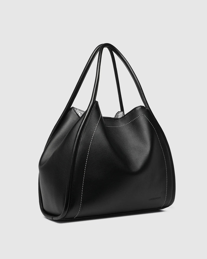 LOUENHIDE_SUTTON SHOULDER BAG BLACK _ SUTTON SHOULDER BAG BLACK _ Ebony Boutique NZ