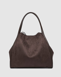 LOUENHIDE_SUTTON SHOULDER BAG CHOCOLATE _ SUTTON SHOULDER BAG CHOCOLATE _ Ebony Boutique NZ