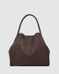 LOUENHIDE_SUTTON SHOULDER BAG CHOCOLATE _ SUTTON SHOULDER BAG CHOCOLATE _ Ebony Boutique NZ