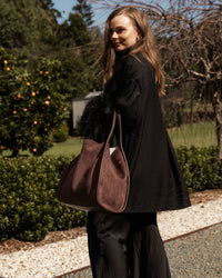 LOUENHIDE_SUTTON SHOULDER BAG CHOCOLATE _ SUTTON SHOULDER BAG CHOCOLATE _ Ebony Boutique NZ