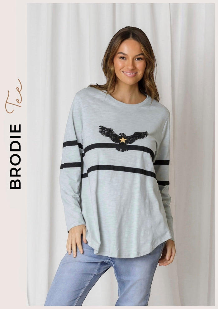LOVE LILY_BRODIE TEE _ BRODIE TEE _ Ebony Boutique NZ
