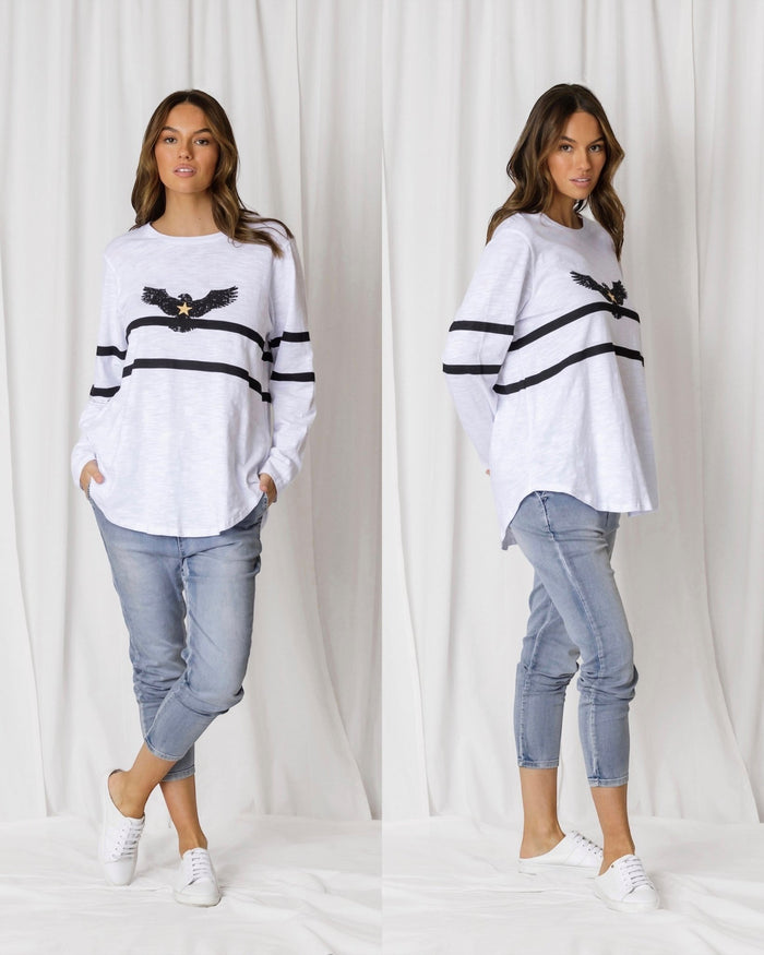 LOVE LILY_BRODIE TEE _ BRODIE TEE _ Ebony Boutique NZ