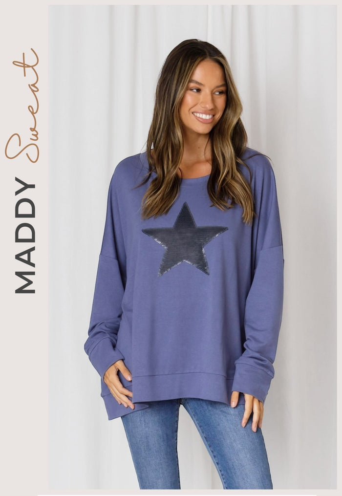 LOVE LILY_MADDY SWEAT _ MADDY SWEAT _ Ebony Boutique NZ