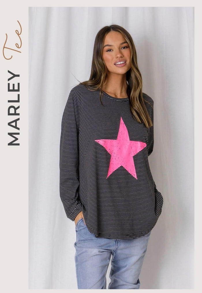 LOVE LILY_MARLEY TEE _ MARLEY TEE _ Ebony Boutique NZ