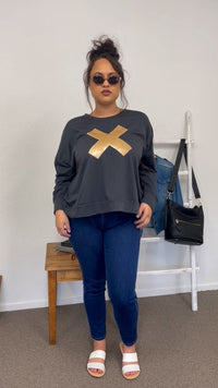 LOVE LILY_XAVIER SWEAT _ XAVIER SWEAT _ Ebony Boutique NZ