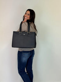 LOVEVOOK_ADDISON LAPTOP BAG BLACK _ ADDISON LAPTOP BAG BLACK _ Ebony Boutique NZ