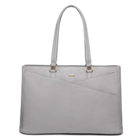LOVEVOOK_ADDISON LAPTOP BAG LIGHT GREY _ ADDISON LAPTOP BAG LIGHT GREY _ Ebony Boutique NZ