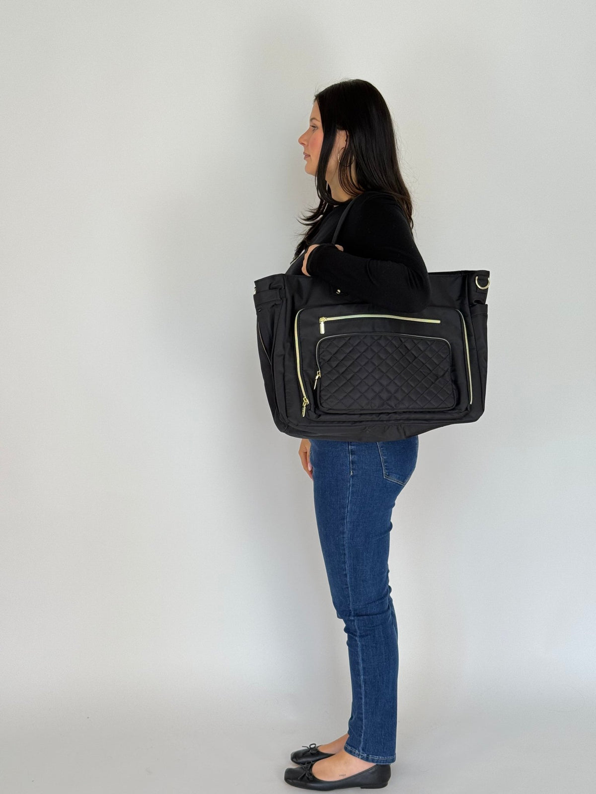 LOVEVOOK_AMY LAPTOP BAG BLACK _ AMY LAPTOP BAG BLACK _ Ebony Boutique NZ