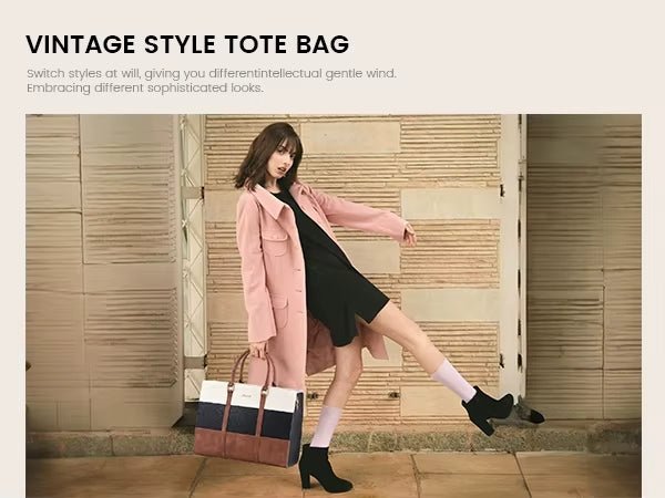 LOVEVOOK_BAILEY LAPTOP BAG THREE TONE LINEN/BLACK/TAN _ BAILEY LAPTOP BAG THREE TONE LINEN/BLACK/TAN _ Ebony Boutique NZ