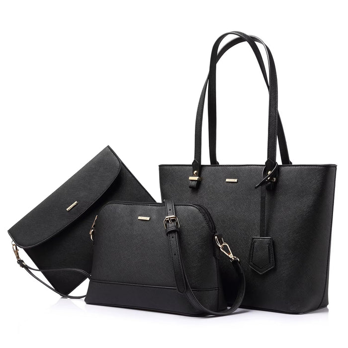 LOVEVOOK_BROOKE SHOULDER CROSSBODY CLUTCH BAG TRIO BLACK _ BROOKE SHOULDER CROSSBODY CLUTCH BAG TRIO BLACK _ Ebony Boutique NZ