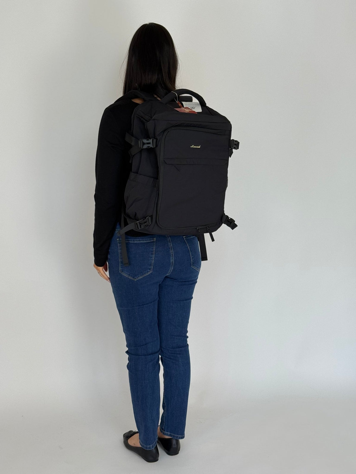 LOVEVOOK_COLORADO TRAVEL BAG BLACK _ COLORADO TRAVEL BAG BLACK _ Ebony Boutique NZ