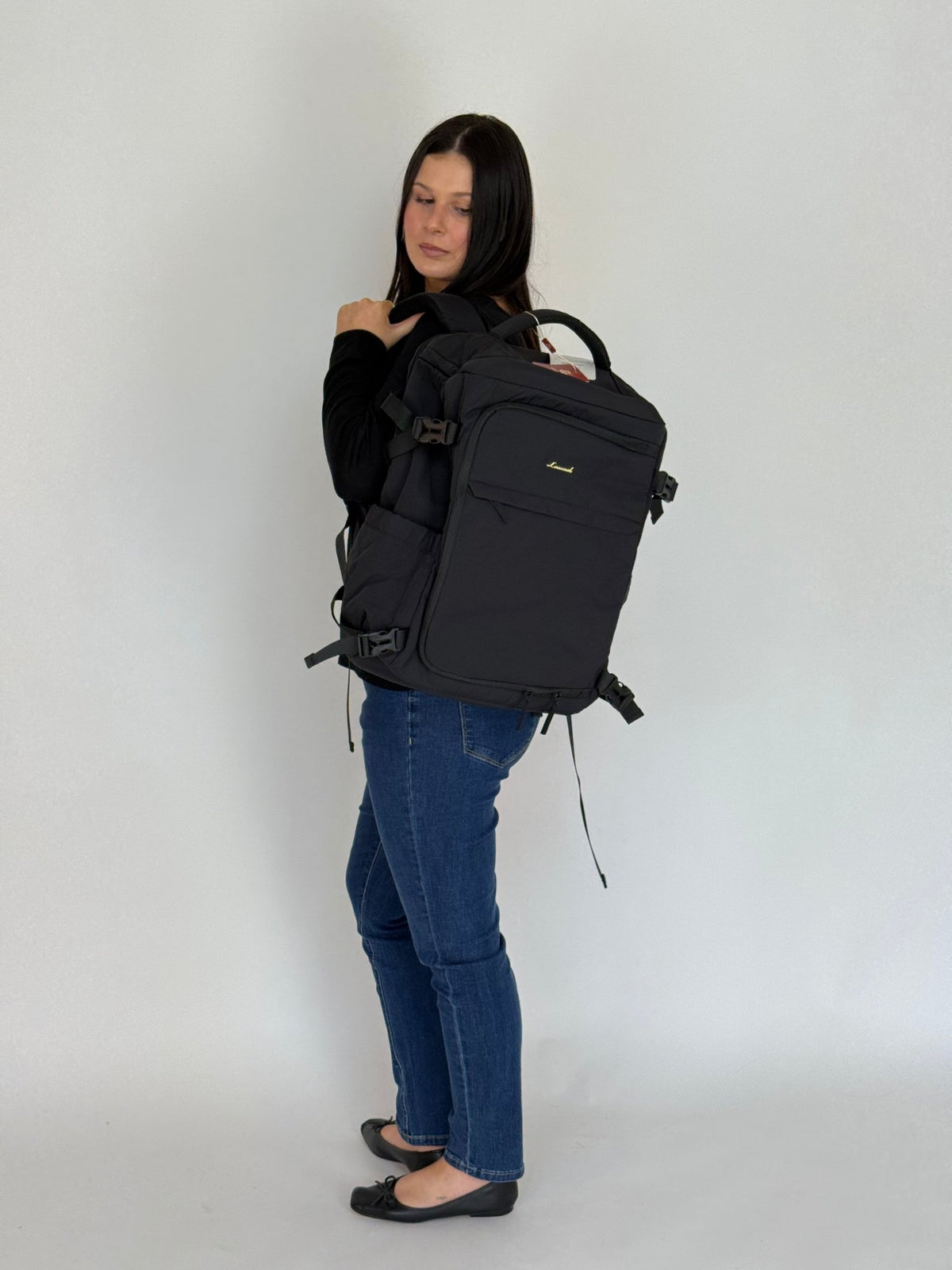 LOVEVOOK_COLORADO TRAVEL BAG BLACK _ COLORADO TRAVEL BAG BLACK _ Ebony Boutique NZ