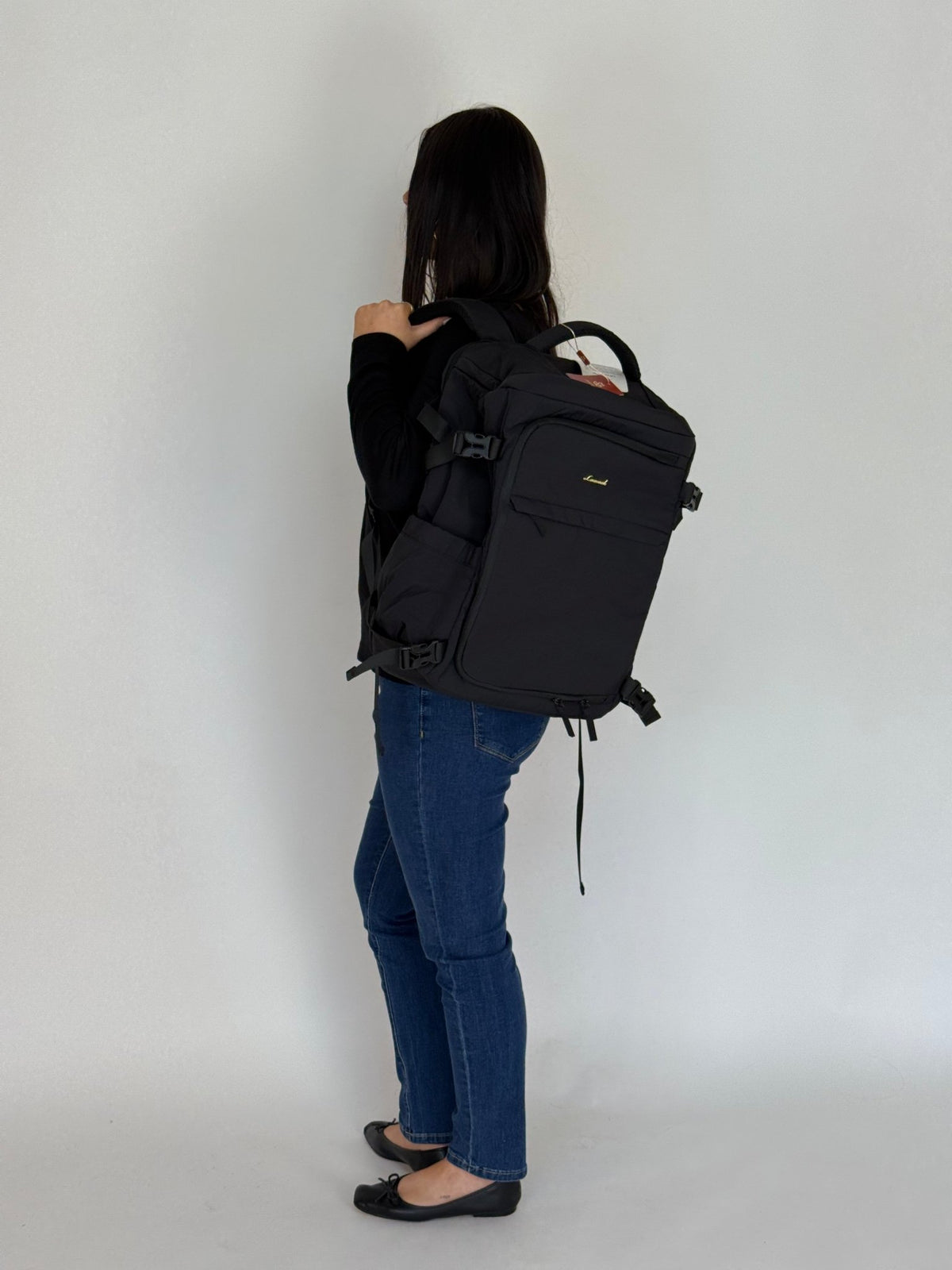 LOVEVOOK_COLORADO TRAVEL BAG BLACK _ COLORADO TRAVEL BAG BLACK _ Ebony Boutique NZ