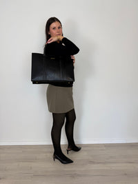 LOVEVOOK_DIXIE LAPTOP BAG BLACK _ DIXIE LAPTOP BAG BLACK _ Ebony Boutique NZ