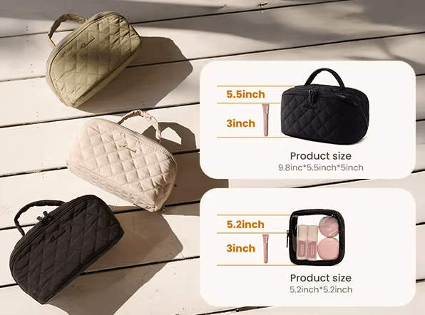 LOVEVOOK_KIRSTY QUILTED COSMETIC BAG _ KIRSTY QUILTED COSMETIC BAG _ Ebony Boutique NZ