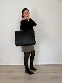LOVEVOOK_MADDIE LAPTOP COOLER BAG BLACK FLORAL _ MADDIE LAPTOP COOLER BAG BLACK FLORAL _ Ebony Boutique NZ