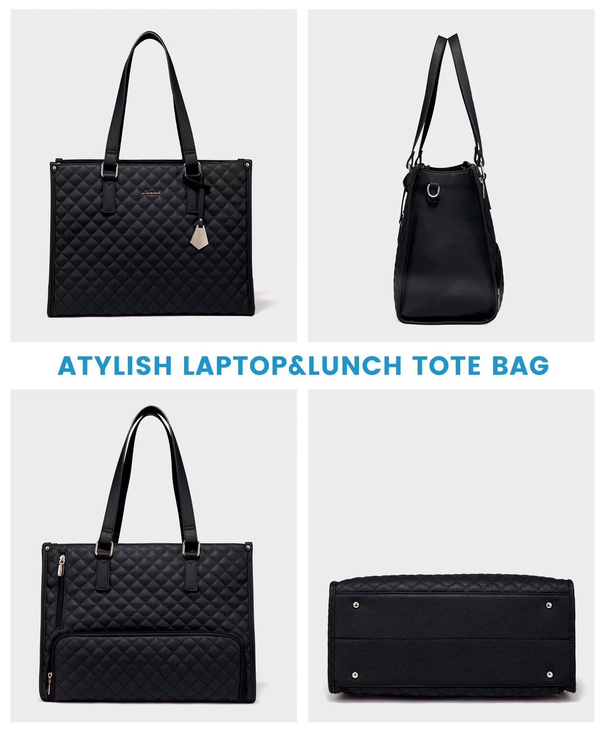 LOVEVOOK_MADDIE LAPTOP COOLER BAG QUILTED GREEN _ MADDIE LAPTOP COOLER BAG QUILTED GREEN _ Ebony Boutique NZ