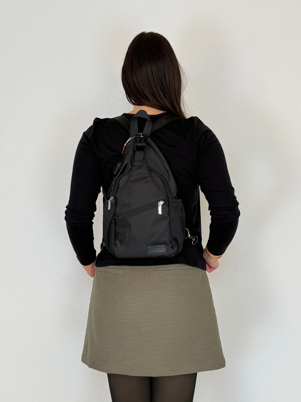 LOVEVOOK_MIAMI SLING BAG BLACK _ MIAMI SLING BAG BLACK _ Ebony Boutique NZ