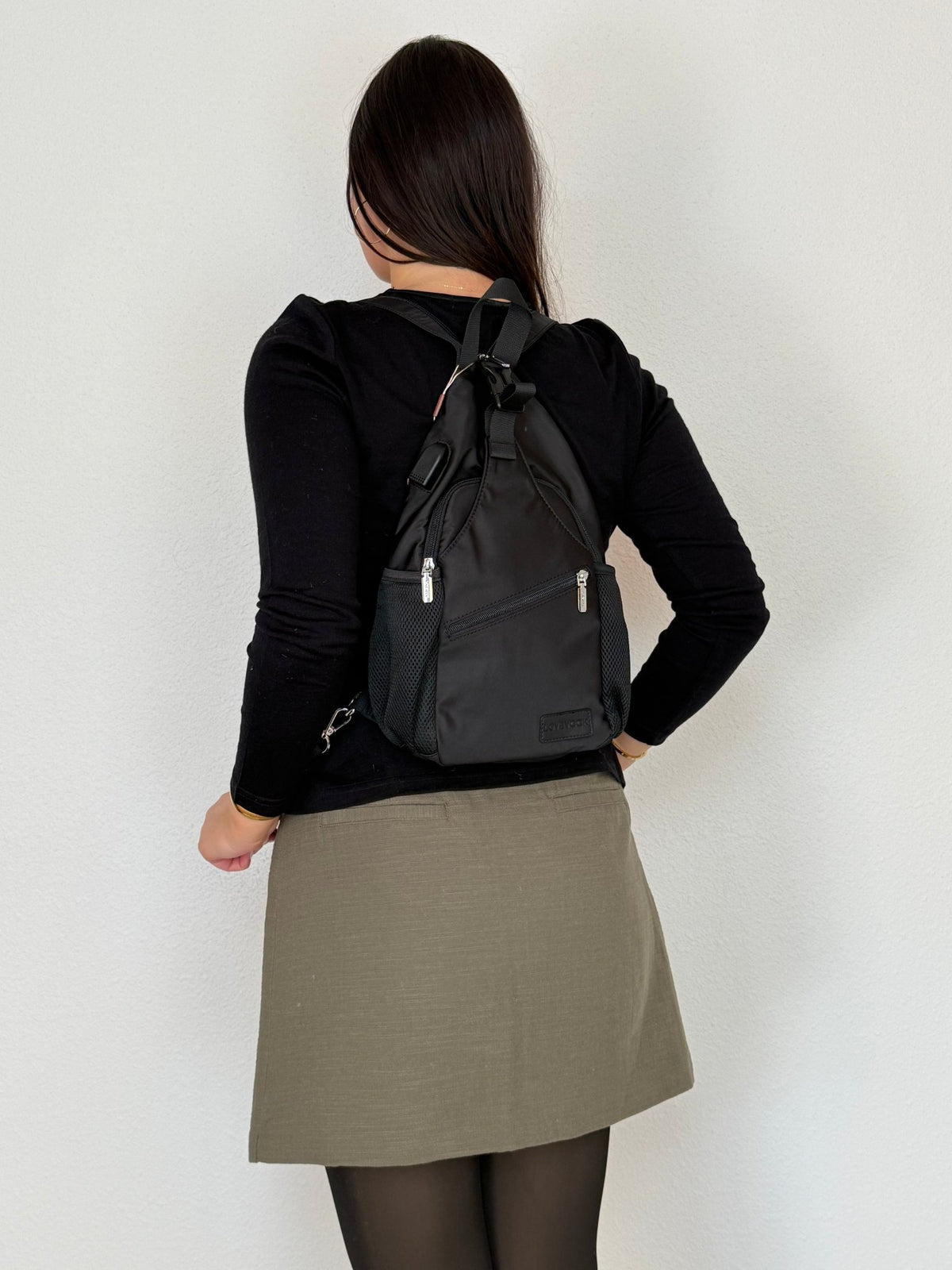 LOVEVOOK_MIAMI SLING BAG BLACK _ MIAMI SLING BAG BLACK _ Ebony Boutique NZ