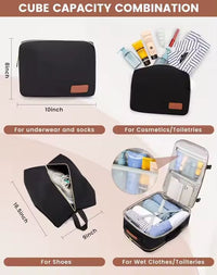 LOVEVOOK_MICAH TRAVEL BAG LINEN/BLACK/TAN _ MICAH TRAVEL BAG LINEN/BLACK/TAN _ Ebony Boutique NZ