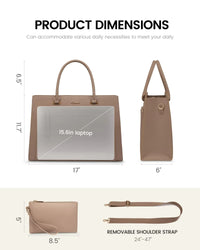 LOVEVOOK_REBECCA LAPTOP BAG LATTE _ REBECCA LAPTOP BAG LATTE _ Ebony Boutique NZ
