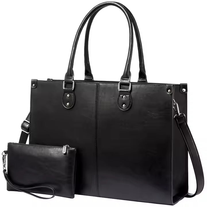 LOVEVOOK_RILEY LAPTOP BAG BLACK _ RILEY LAPTOP BAG BLACK _ Ebony Boutique NZ