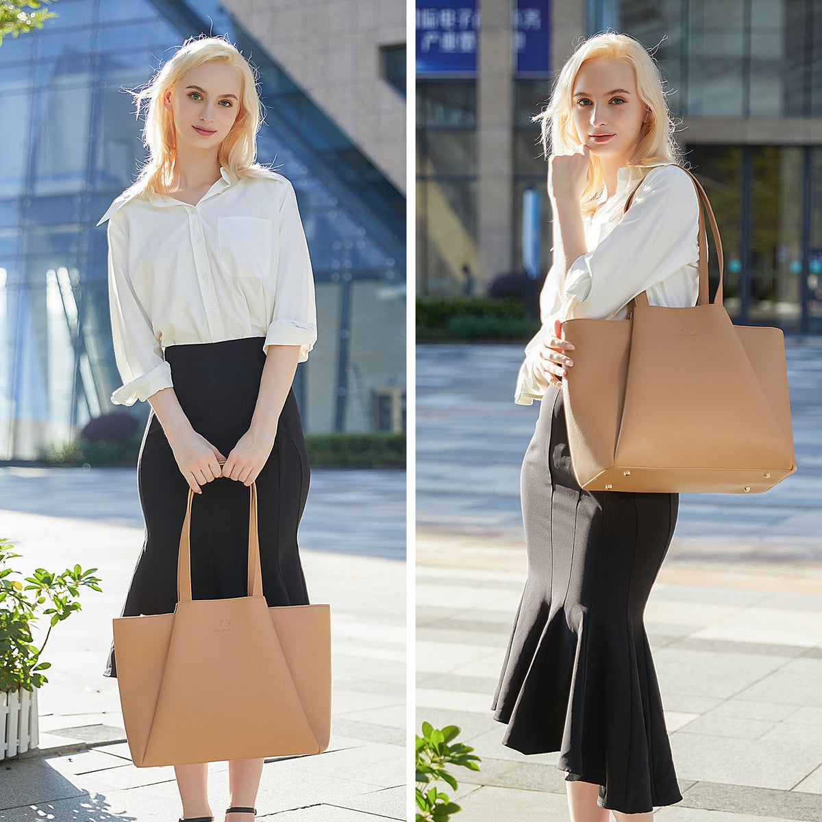 LOVEVOOK_SOPHIA LAPTOP BAG CAMEL _ SOPHIA LAPTOP BAG CAMEL _ Ebony Boutique NZ