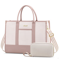 LOVEVOOK_VANESSA LAPTOP BAG TWO TONE LINEN/BLACK _ VANESSA LAPTOP BAG TWO TONE LINEN/BLACK _ Ebony Boutique NZ