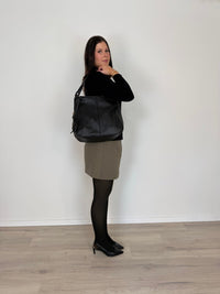 REALER_RIDER BOHO SHOULDER BAG BLACK _ RIDER BOHO SHOULDER BAG BLACK _ Ebony Boutique NZ