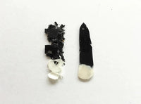 REMIX PLASTICS_HUIA FEATHER EARRINGS _ HUIA FEATHER EARRINGS _ Ebony Boutique NZ