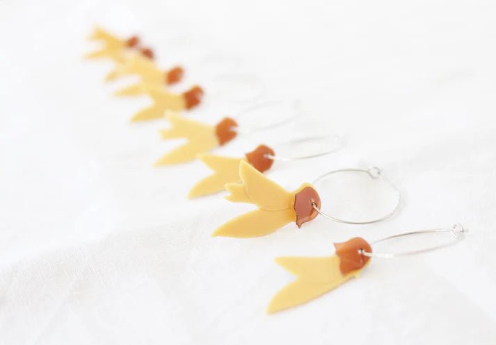 REMIX PLASTICS_KOWHAI EARRINGS _ KOWHAI EARRINGS _ Ebony Boutique NZ