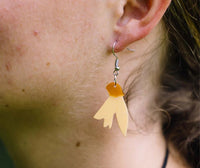 REMIX PLASTICS_KOWHAI EARRINGS _ KOWHAI EARRINGS _ Ebony Boutique NZ