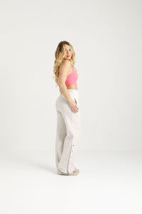 ROSE ROAD_DOME SIDE PANTS IVORY _ DOME SIDE PANTS IVORY _ Ebony Boutique NZ