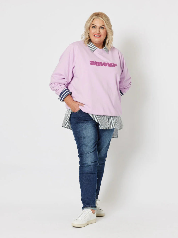THREADZ_AMOUR SWEATSHIRT _ AMOUR SWEATSHIRT _ Ebony Boutique NZ