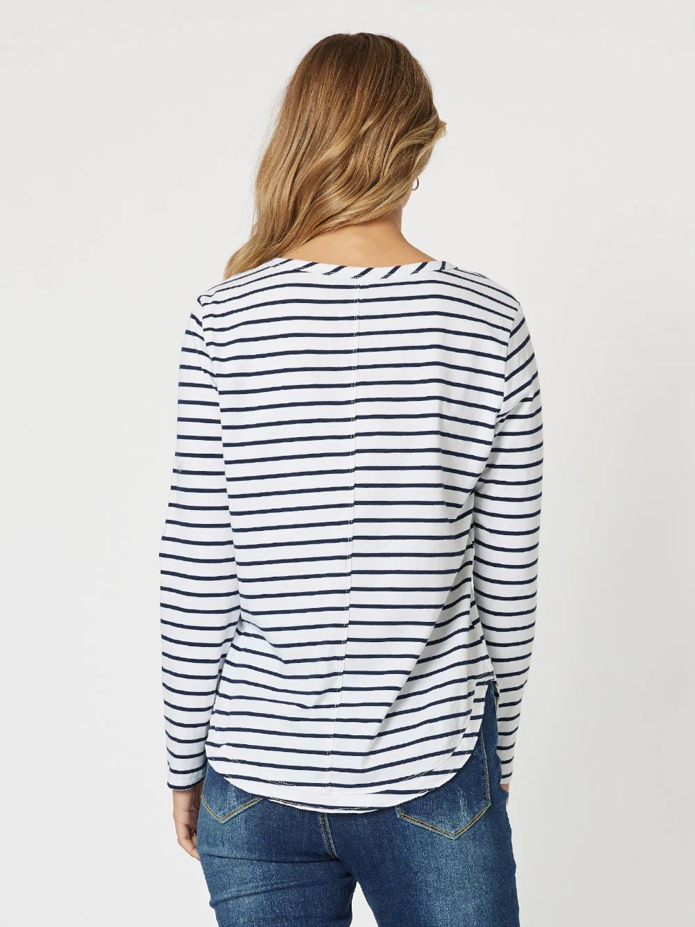 THREADZ_ANNIE STAR STRIPE TEE _ ANNIE STAR STRIPE TEE _ Ebony Boutique NZ