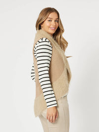 THREADZ_FLUFFY VEST _ FLUFFY VEST _ Ebony Boutique NZ