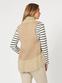 THREADZ_FLUFFY VEST _ FLUFFY VEST _ Ebony Boutique NZ