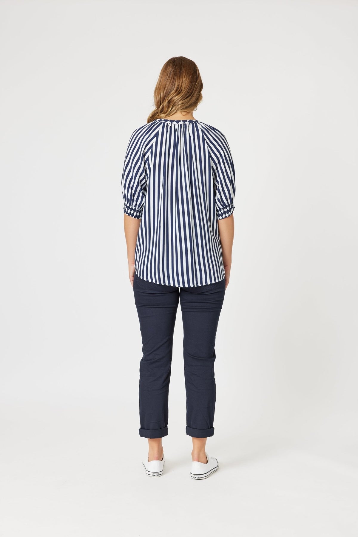 THREADZ_HARLEQUIN STRIPE TOP _ HARLEQUIN STRIPE TOP _ Ebony Boutique NZ