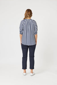 THREADZ_HARLEQUIN STRIPE TOP _ HARLEQUIN STRIPE TOP _ Ebony Boutique NZ