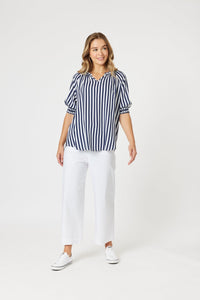 THREADZ_HARLEQUIN STRIPE TOP _ HARLEQUIN STRIPE TOP _ Ebony Boutique NZ