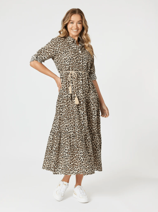 THREADZ_LE MARAIS DRESS ANIMAL _ LE MARAIS DRESS ANIMAL _ Ebony Boutique NZ