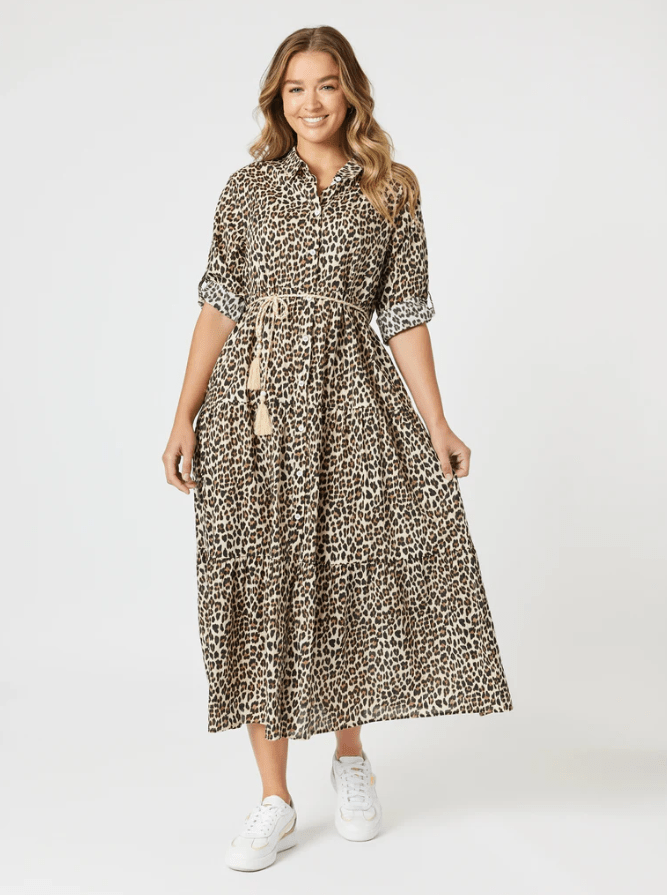 THREADZ_LE MARAIS DRESS ANIMAL _ LE MARAIS DRESS ANIMAL _ Ebony Boutique NZ