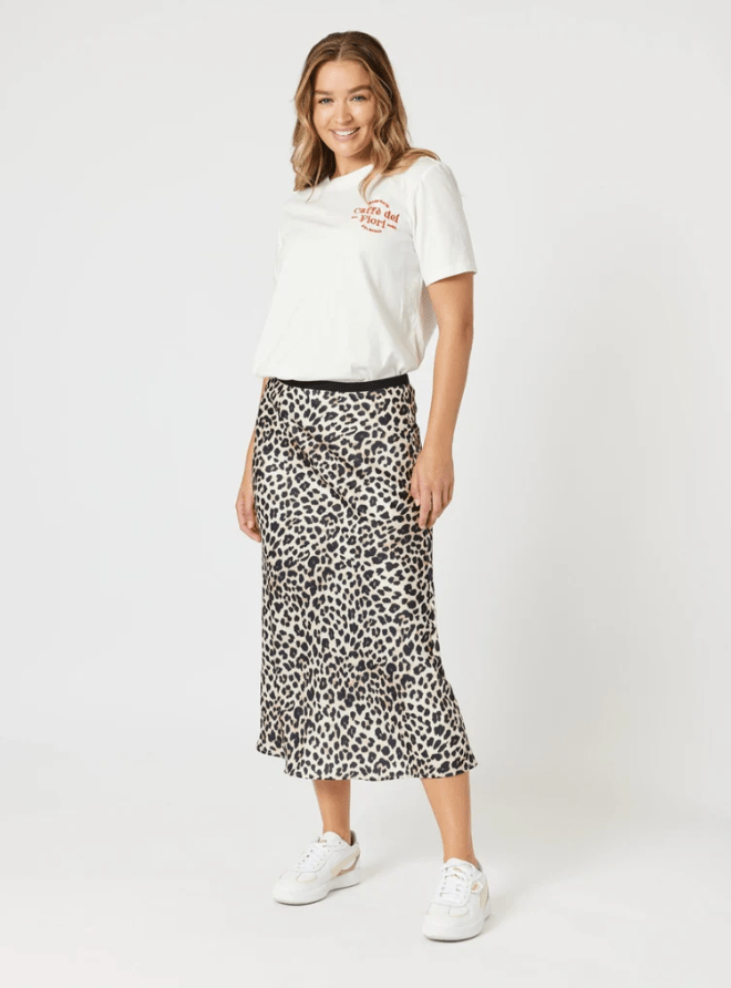 THREADZ_LE MARAIS SKIRT ANIMAL _ LE MARAIS SKIRT ANIMAL _ Ebony Boutique NZ