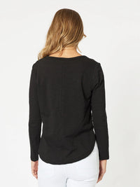 THREADZ_LES COPINES LONG SLEEVE T-SHIRT _ LES COPINES LONG SLEEVE T-SHIRT _ Ebony Boutique NZ