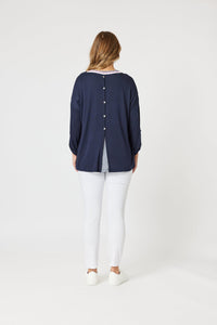 THREADZ_LINO LE MARAIS 2IN1 NAVY/PINK _ LINO LE MARAIS 2IN1 NAVY/PINK _ Ebony Boutique NZ