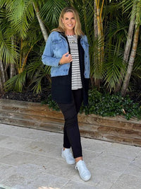 THREADZ_MAGGIE DENIM JACKET _ MAGGIE DENIM JACKET _ Ebony Boutique NZ