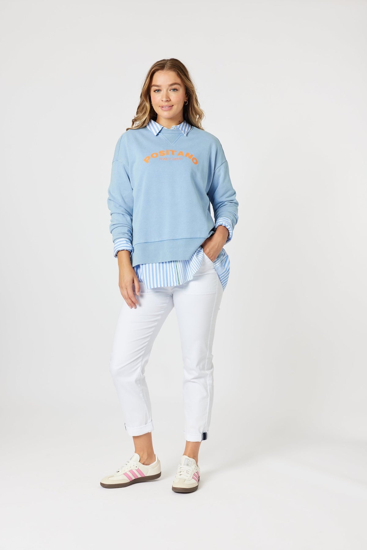 THREADZ_POSITANO SWEATSHIRT _ POSITANO SWEATSHIRT _ Ebony Boutique NZ