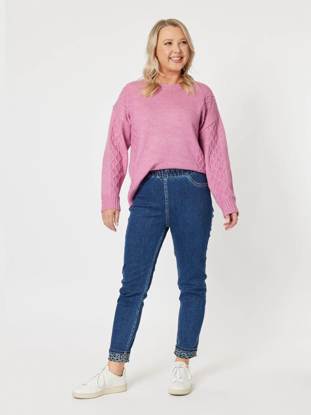 THREADZ_REVERISBLE ANIMAL PRINT JEAN _ REVERISBLE ANIMAL PRINT JEAN _ Ebony Boutique NZ