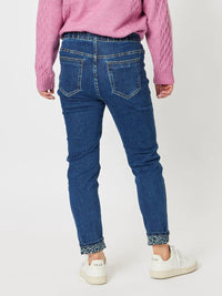 THREADZ_REVERISBLE ANIMAL PRINT JEAN _ REVERISBLE ANIMAL PRINT JEAN _ Ebony Boutique NZ